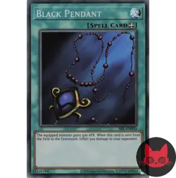 Yugioh Black Pendant SRL-EN003 Super Rare NM - Image 1