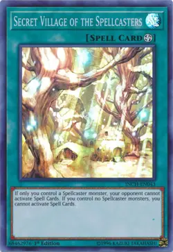 Yugioh! LP Secret Village of the Spellcasters - INCH-EN043 - Super Rare - 1st Ed - Image 1