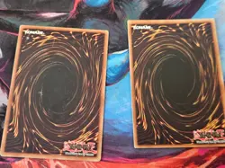 Yu-Gi-Oh! Polymerization + Mystical Elf Wavy Glossy LOB-059 062 Super Rare - Image 2