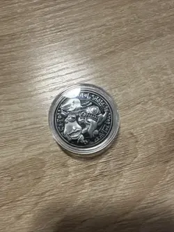 Konami Yu-Gi-Oh YCS Pre-Registration Silver Coin Ojama Trio - Image 1