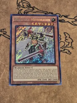 Yugioh War Rock Meteoragon LIOV-EN088 1st Edition Secret Rare LP - Image 1