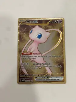 Mew ex - 205/165 - Pokemon 151 Secret Rare Metal Card NM - Image 1