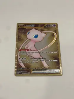 Mew ex - 205/165 - Pokemon 151 Secret Rare Metal Card NM - Image 2