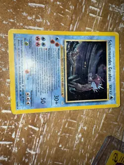 Pokemon TCG Shining Gyarados Holo Card Neo Revelation 65/64 HP/DMGD - Image 2