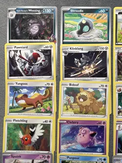60 Pokemon Cards Lot 4 Rare + Flareon Houndour Fennekin More - Great Gift Kids - Image 2