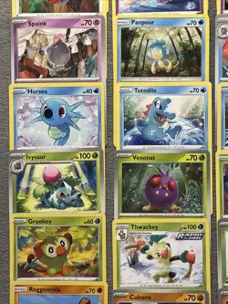 60 Pokemon Cards Lot 4 Rare + Flareon Houndour Fennekin More - Great Gift Kids - Image 5