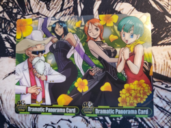 Robin Nami Bulma DRAGON BALL ONE PIECE 40th weekly JUMP Card TCG MORINAGA JAPAN - Image 1