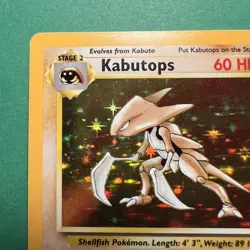 Pokemon TCG Kabutops 9/62 Fossil Set Rare Holo Vintage Card WOTC 1999 NM - Image 2