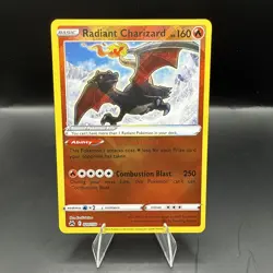 Radiant Charizard - 020/159 - Near Mint - Crown Zenith Pokemon Card - Image 1