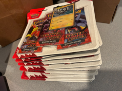 10 X Pokemon Destined Rivals 3-Pack Blister promo card will vary - Image 1