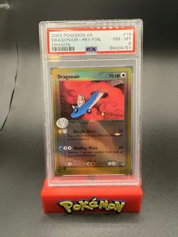 Dragonair 14/97 Reverse Holo PSA 8 EX Dragon Pokemon Card TCG 2003 NM - Image 1