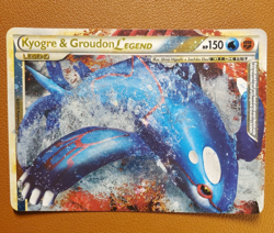 Kyogre & Groudon Legend 87 (LP) & 88/90 (MP) Top & Bottom Holo Pokemon TCG Card - Image 2