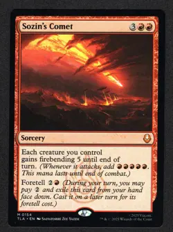 Magic The Gathering Sozin's Comet Avatar: The Last Airbender Mythic - Image 1