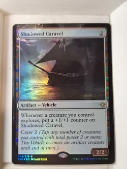 Shadowed Caravel - SEALED FOIL - Prerelease Promo- Magic the Gathering MTG Nice! - Image 1