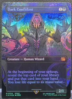 Dark Confidant #334 Final Fantasy Borderless Foil Mythic - Image 1