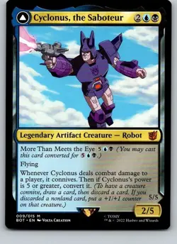 Cyclonus, the Saboteur - BOT - Transformers - Mythic - NM - MTG - Image 1