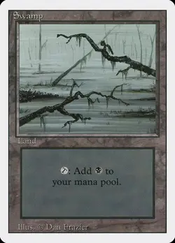 Lot of 20x Swamp #300 - 3ED Revised 3rd Third Edition Basic Land MTG Magic PL - Image 1