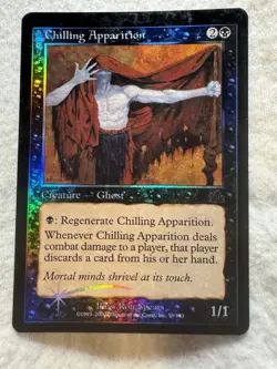 MTG - Chilling Apparition - Prophecy - Foil - NM - Never Played - Free Shipping! - Image 1
