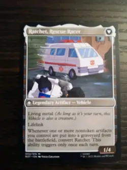Ratchet, Field Medic #2 (NM) Transformers BOT Magic MTG - Image 2