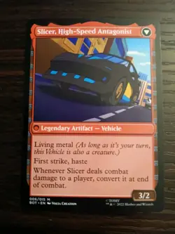 MTG - Slicer, Hired Muscle - Mythic -Transformers 6/15 - NM - Image 2