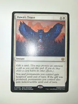 Dawn's Truce - Bloomburrow MTG 0009 LP - Image 1
