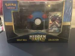 Pokemon Hidden Fates Great Ball Collection Box Factory Sealed (Very Small Tear) - Image 1
