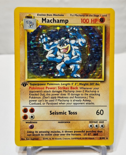 Machamp 8/102 Holo Rare 1st Edition Base Set Pokemon 765 - Image 1
