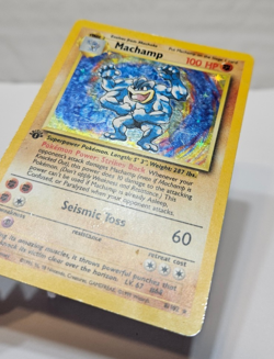 Machamp 8/102 Holo Rare 1st Edition Base Set Pokemon 765 - Image 2