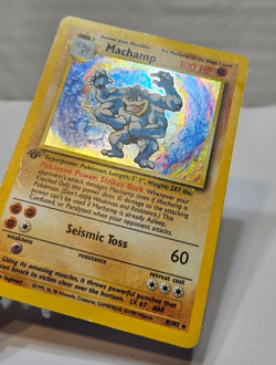 Machamp 8/102 Holo Rare 1st Edition Base Set Pokemon 765 - Image 3