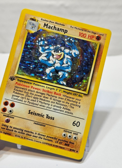Machamp 8/102 Holo Rare 1st Edition Base Set Pokemon 765 - Image 4