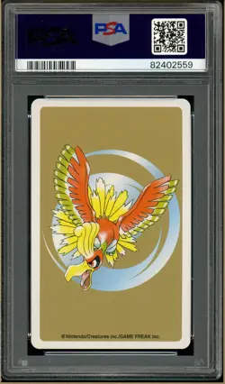 Pokemon - Stantler 8 of Diamonds, Gold Ho-oh Back Poker Deck #234A PSA 10 - Image 2