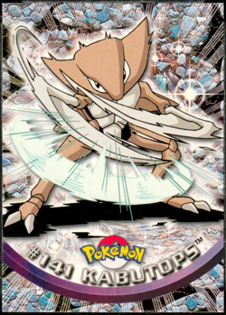 2000 Topps Pokemon TV Animation Edition Series 3 Non Holo #141 Kabutops - Image 1