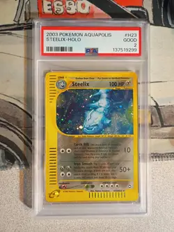 Pokemon TCG 2003 Aquapolis Steelix-holo 23/32 - Image 1