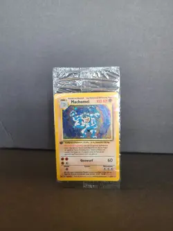 *SEALED* 1999 Pokemon GERMAN 1st Edition Base Set Machomei - Image 2