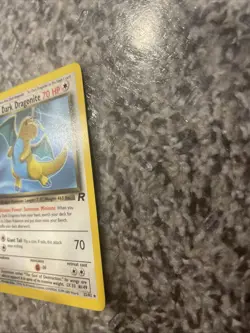 Pokemon TCG Dark Dragonite 22/82 Nonholo Rare Unlimited - WOTC Team Rocket - HP - Image 2