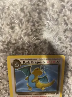 Pokemon TCG Dark Dragonite 22/82 Nonholo Rare Unlimited - WOTC Team Rocket - HP - Image 3