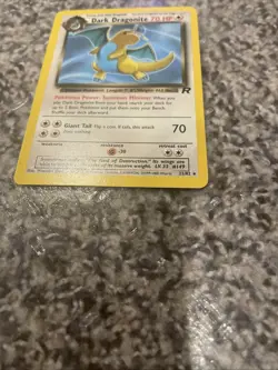 Pokemon TCG Dark Dragonite 22/82 Nonholo Rare Unlimited - WOTC Team Rocket - HP - Image 5