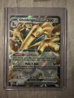 Pokemon TCG Gholdengo EX Paradox Rift 139/182 Holo Double Rare Pokemon TCG NM - Image 1