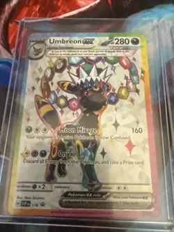 Pokemon TCG Umbreon Ex Espeon Ex Svp 175 176 Promo Pair NM Prismatic Evolution - Image 2