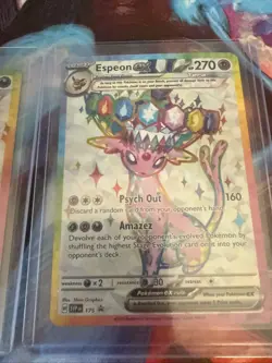 Pokemon TCG Umbreon Ex Espeon Ex Svp 175 176 Promo Pair NM Prismatic Evolution - Image 3