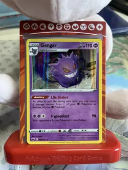 Pokemon Gengar Holo 085/202 Swsh01 Sword & Shield Holo Rare NM - Image 1
