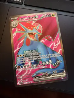 Pokemon TCG Salamence Ex Ultra Rare 177/159 Journey Together Near Mint - Image 1
