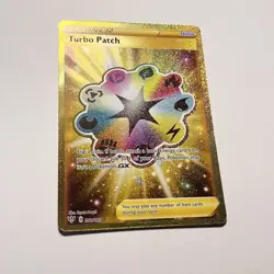 Turbo Patch 200/189 Gold Secret Rare Holo Darkness Ablaze Pokemon TCG - Image 2