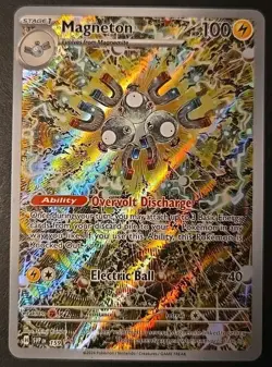 Pokemon TCG Magneton 159 Sv: Scarlet & Violet Promo Card Holo NM+ - Image 1