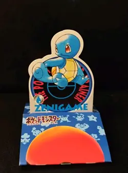 Pokemon Squirtle Bandai Battle Pop-Up Card Japan 1997 - Image 1