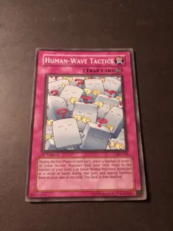 Yu-Gi-Oh! Human-Wave Tactics 1st Edition Common Trap Card AST-104 LP - Image 1