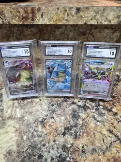 Graded Pokemon Card Lot GEM Mint 10,Blastoise, Umbreon,Mimikyu!!!! - Image 1