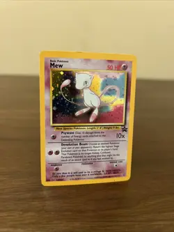 Mew 9 Black Star Promo 2000 Holo Rare Pokemon TCG Card - Swirl! - Image 2