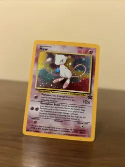 Mew 9 Black Star Promo 2000 Holo Rare Pokemon TCG Card - Swirl! - Image 4