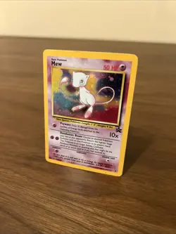 Mew 9 Black Star Promo 2000 Holo Rare Pokemon TCG Card - Swirl! - Image 5